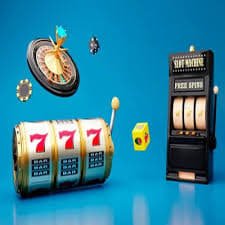 Visual of the colorful interface of slots and table games in the 7999bet casino section