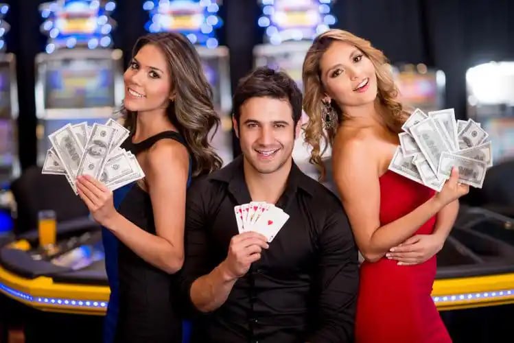 A real dealer dealing cards at a 7999bet live casino table